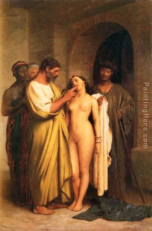 Purchase Of A Slave painting - Jean-Leon Gerome Purchase Of A Slave art painting